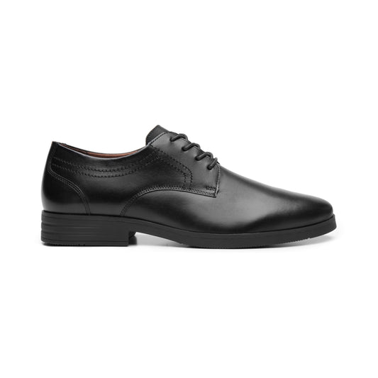Derby Semivestir Flexi para Hombre con 100% Piel Estilo 423201 Negro