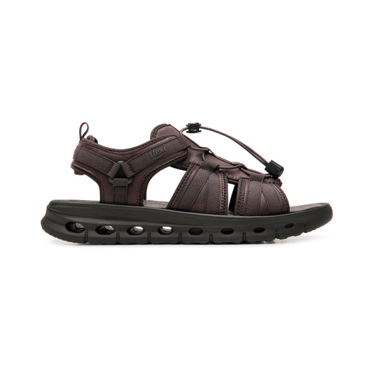 Sandalia Outdoor Flexi Country para Hombre con Walking Soft Estilo 424002 Chocolate