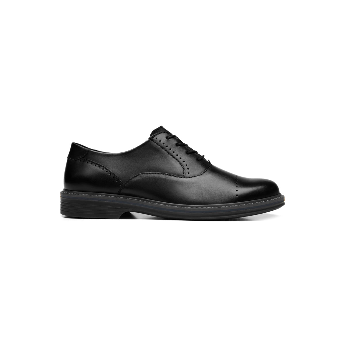 Oxford Formal Casual Flexi para Hombre Estilo 425303 Negro