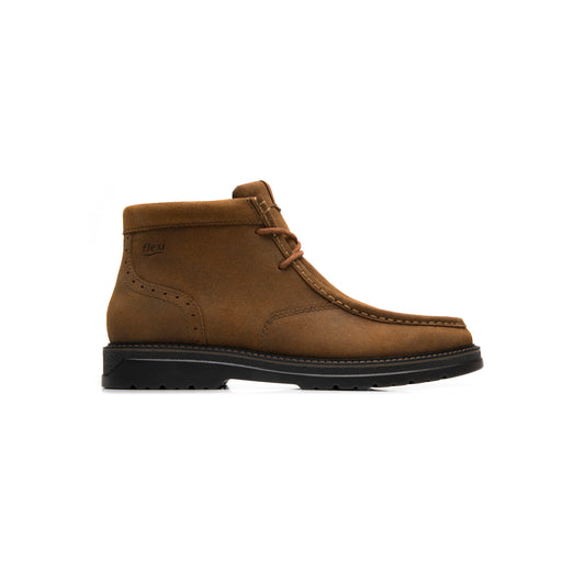 Botín Casual Flexi para Hombre Estilo 425504 Tan