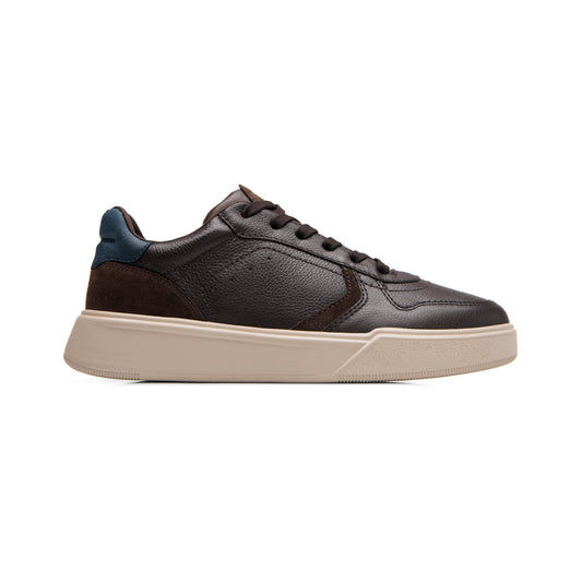 Sneaker Casual De Piel Flexi para Hombre Estilo 425701 Chocolate