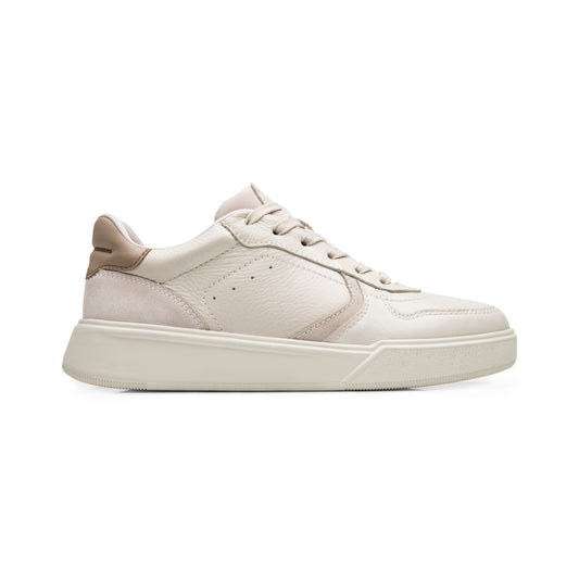 Sneaker Casual De Piel Flexi para Hombre Estilo 425701 Hueso
