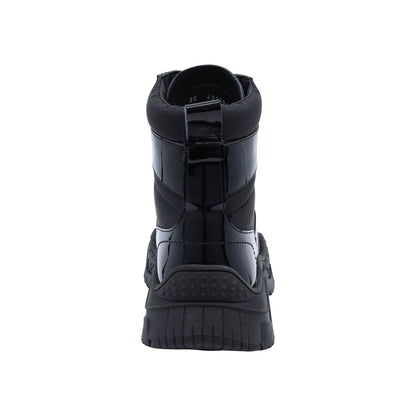 Bota Coqueta para niña de charol negro Winko con agujetas