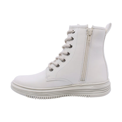 Bota Coqueta para niña en sintético beige Bumper con diseño gráfico