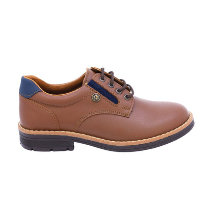 Zapato para vestir Niño Audaz en Piel color café claro Chelsea