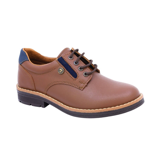Zapato para vestir Niño Audaz en Piel color café claro Chelsea