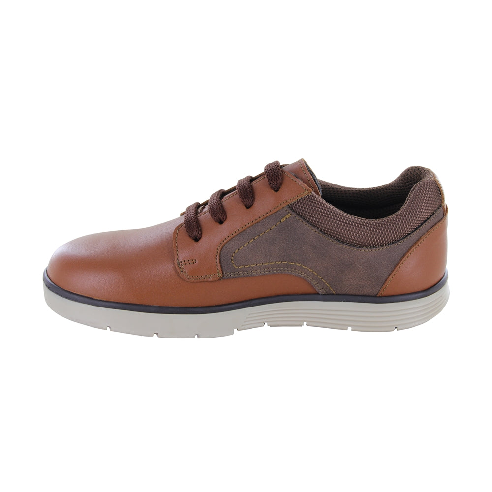 Zapato para vestir Niño Audaz en Piel color miel Justin y tonos café