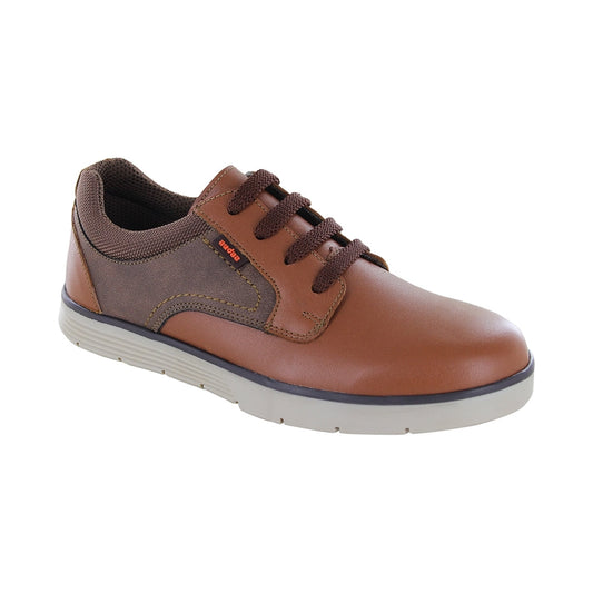 Zapato para vestir Niño Audaz en Piel color miel Justin y tonos café