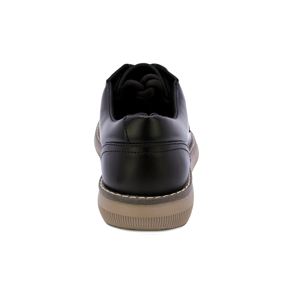 ZAPATO AUDAZ PARA NIÑO DE PIEL COLOR NEGRO MURPHY CON AGUJETA