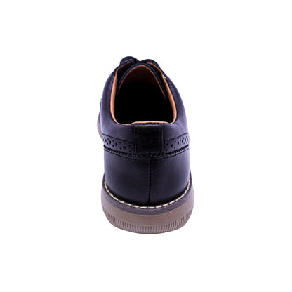 ZAPATO AUDAZ PARA NIÑO COLOR NEGRO DE PIEL MURPHY CON AGUJETA