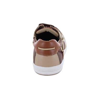 Mocasín Audaz para niño en piel miel Smith con agujeta