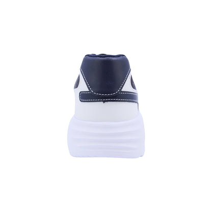 Tenis Audaz para niño en piel blanco azul Mulan con estilo urbano