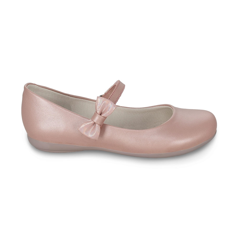 Balerina Coqueta para niña en piel rosa Ximena con tira de contacto.