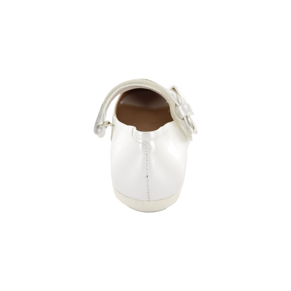 Balerina Coqueta para niña en sintético perla Ximena con moño decorativo