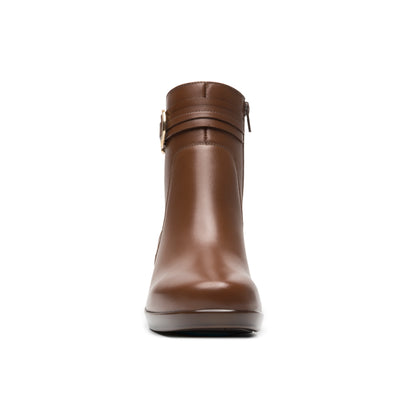 BOTÍN SEMIVESTIR PIEL 45235 CAFƒ YULISA