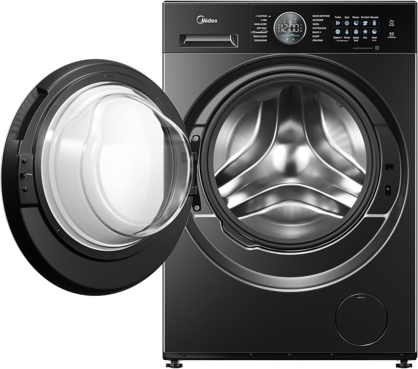 Midea lavasecadora carga frontal 15kg/8kg MF210D150WB/T