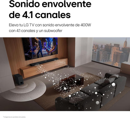 LG Soundbar con AI Sound Pro de 2.1 Canales S40T