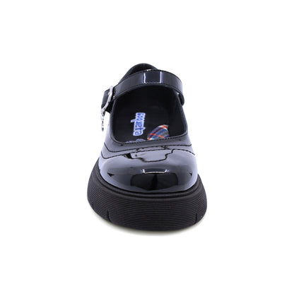 Zapato escolar Coqueta de charol color negro Igor con hebilla