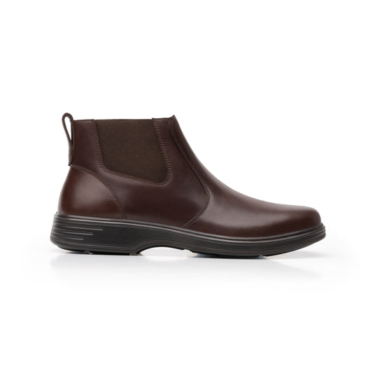 Botín Casual Para Oficina Flexi Con Sistema Walking Soft  Para Hombre - Estilo 59305 Dk Oporto