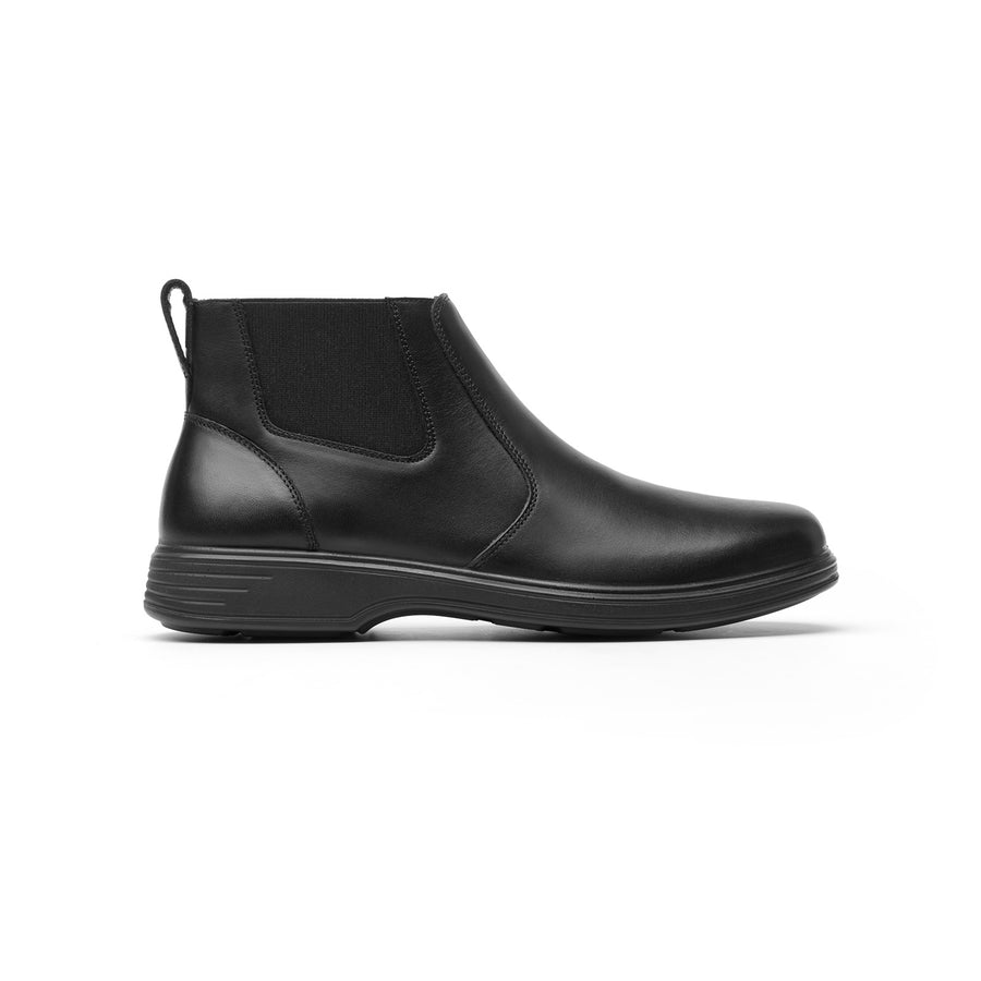 Botín Casual Para Oficina Flexi Con Sistema Walking Soft Para Hombre - Estilo 59305 Negro