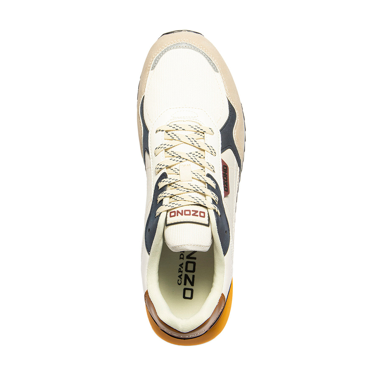 TENIS SPORT CABALLERO 600801 M-C BEIGE CAPA DE OZONO