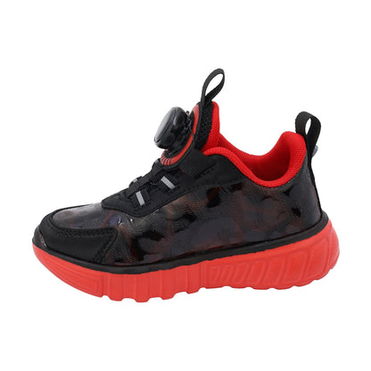 Tenis Audaz para niño en sintético rojo Two con diseño robot
