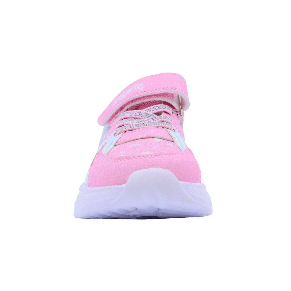 Tenis Coqueta para niña en sintético rosa Two con corazón decorativo