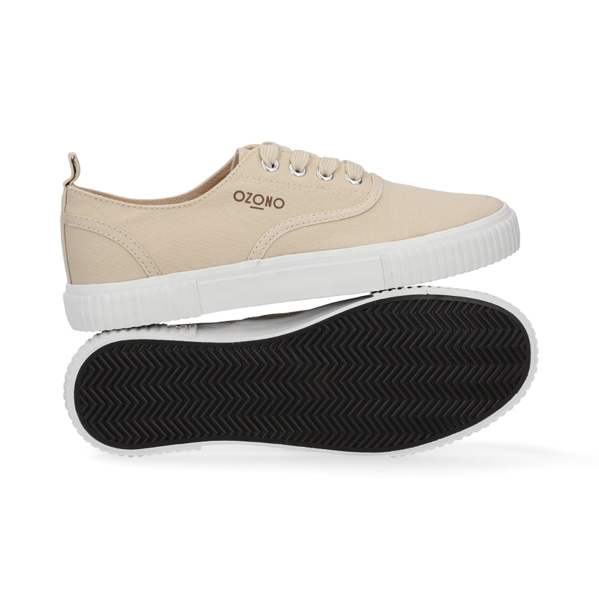 SNEAKER SPORT DAMA 608401 BEIGE CAPA DE OZONO