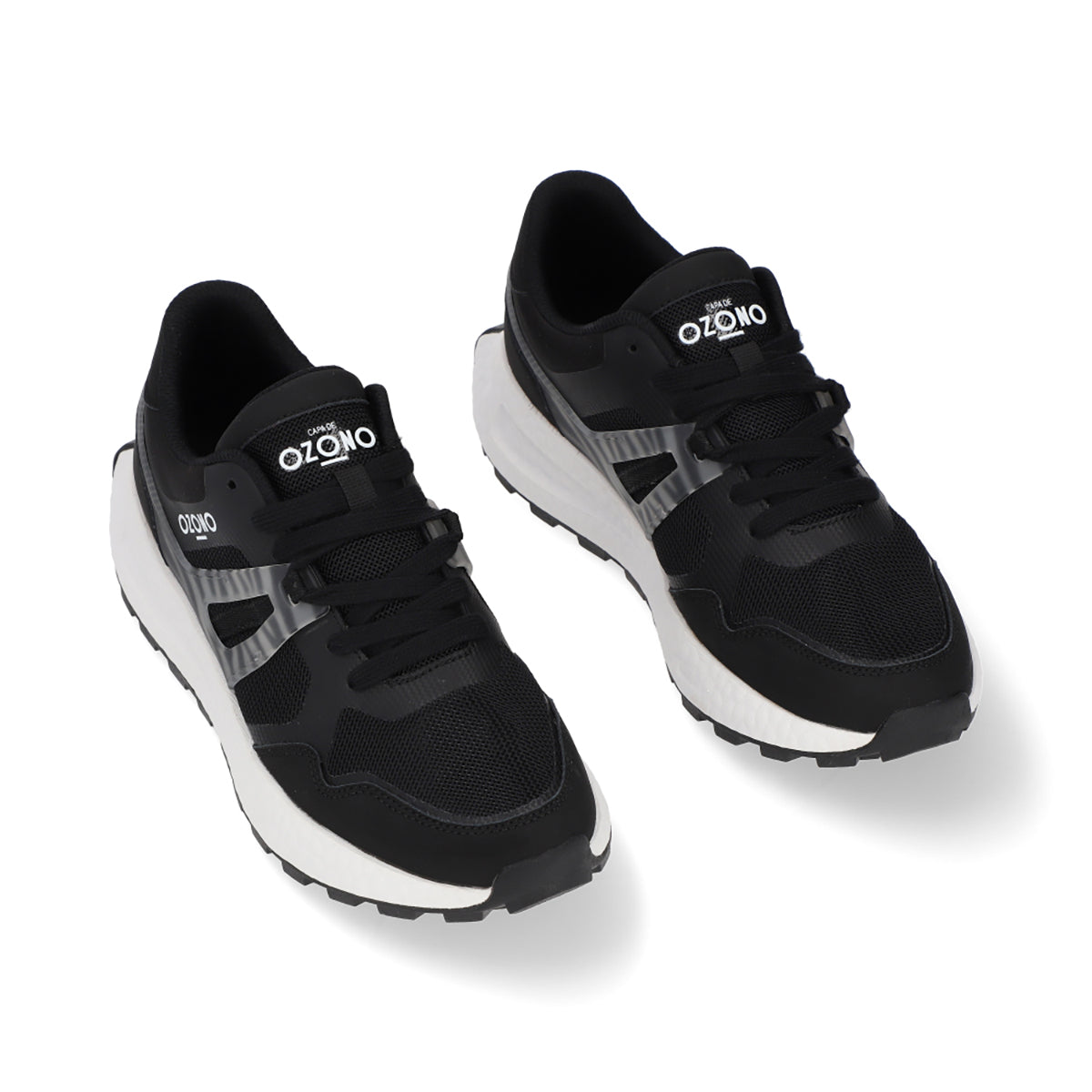 SNEAKER SPORT DAMA 608801 NEGRO CAPA DE OZONO
