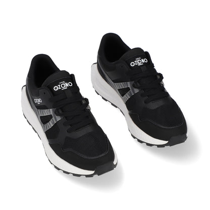 SNEAKER SPORT DAMA 608801 NEGRO CAPA DE OZONO