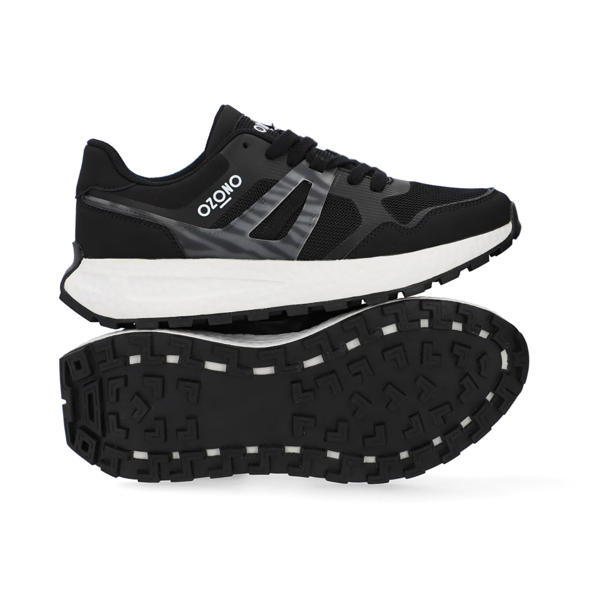 SNEAKER SPORT DAMA 608801 NEGRO CAPA DE OZONO