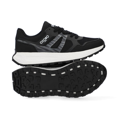 SNEAKER SPORT DAMA 608801 NEGRO CAPA DE OZONO