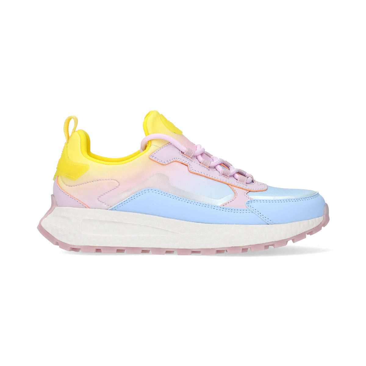 SNEAKER SPORT DAMA 608802 AZUL/AMARILLO CAPA DE OZONO