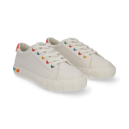 SNEAKER CASUAL DAMA 610602 LATTE CAPA DE OZONO