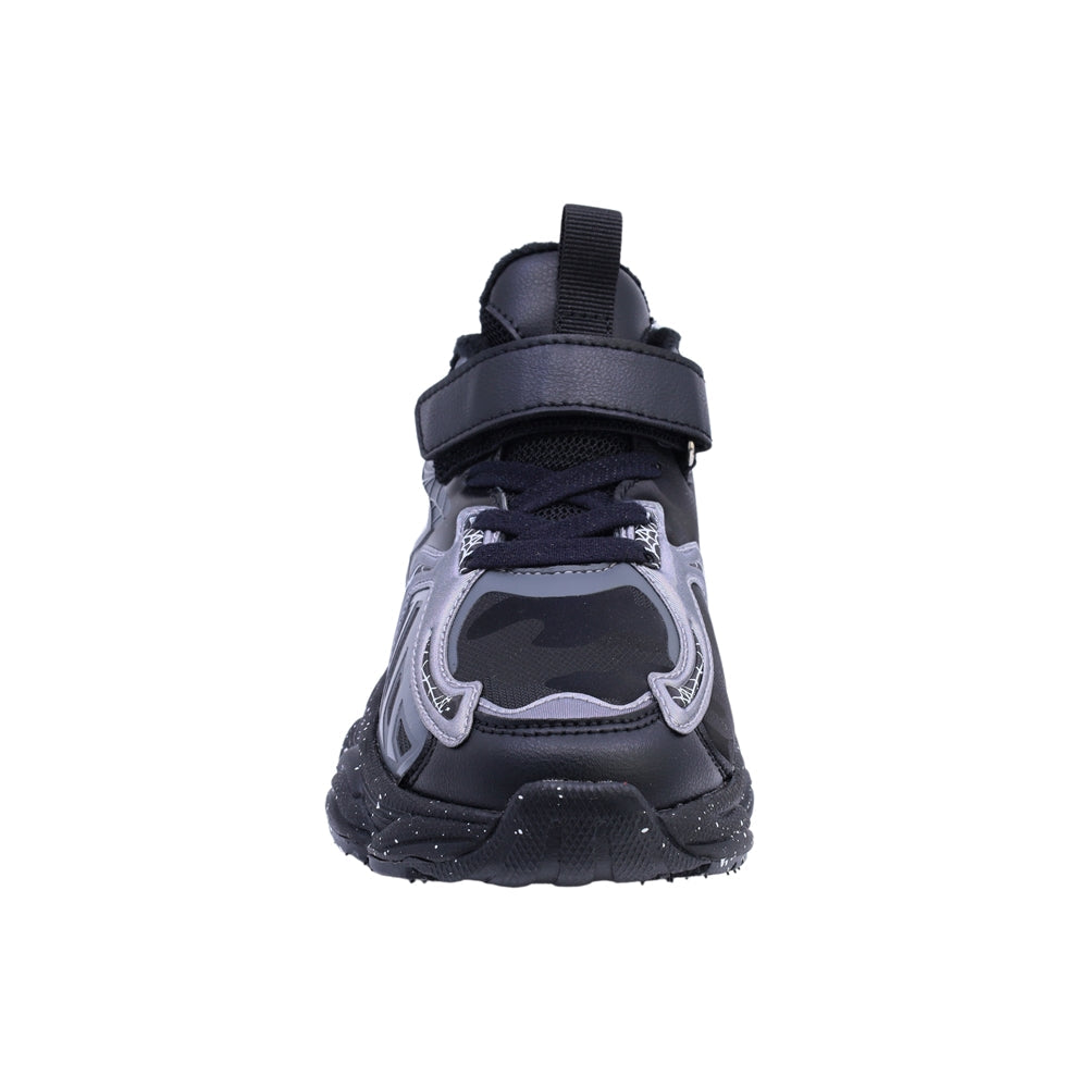 Tenis Audaz para niño en sintético negro Two con diseño de superhéroe