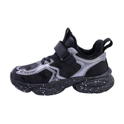 Tenis Audaz para niño en sintético negro Two con diseño de superhéroe