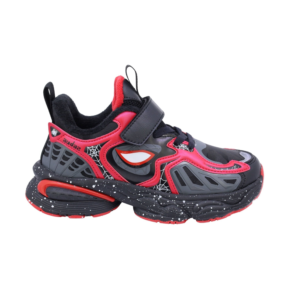 Tenis Audaz para niño en sintético rojo Two con diseño de superhéroe