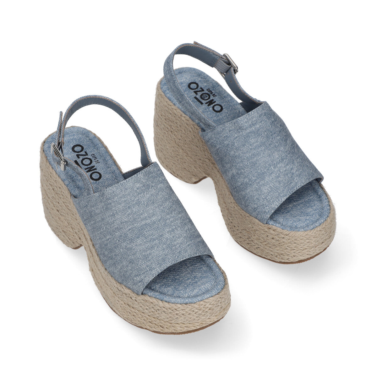 SANDALIA CASUAL DAMA 612401 AZUL CAPA DE OZONO