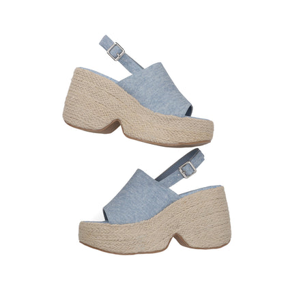 SANDALIA CASUAL DAMA 612401 AZUL CAPA DE OZONO