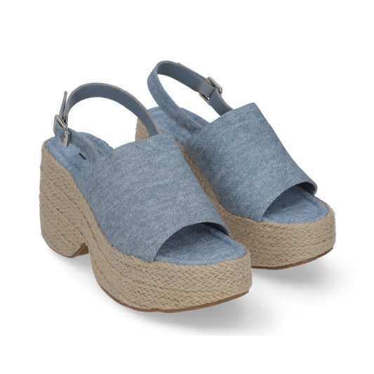 SANDALIA CASUAL DAMA 612401 AZUL CAPA DE OZONO