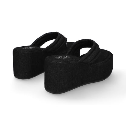 SANDALIA CASUAL DAMA 612501 NEGRO CAPA DE OZONO
