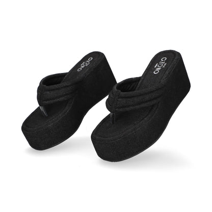 SANDALIA CASUAL DAMA 612501 NEGRO CAPA DE OZONO