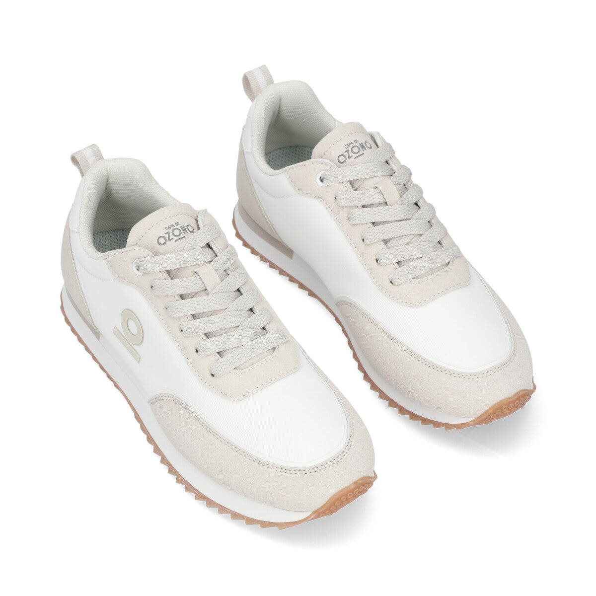 SNEAKER SPORT DAMA 612701 LATTE CAPA DE OZONO