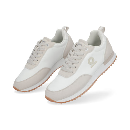 SNEAKER SPORT DAMA 612701 LATTE CAPA DE OZONO