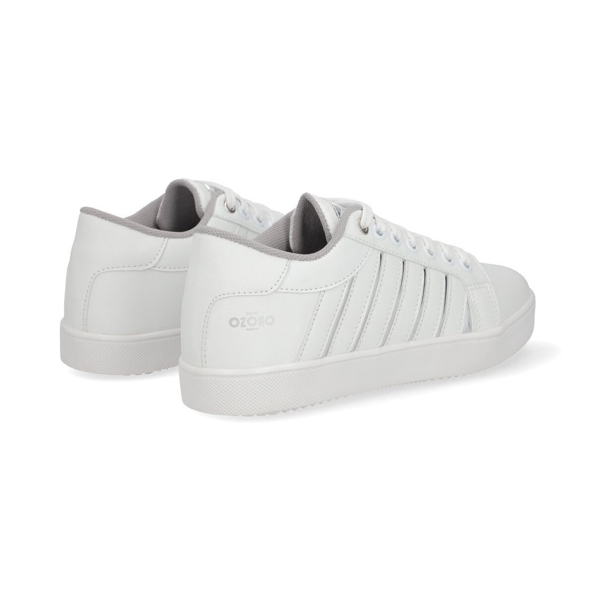 SNEAKER SPORT DAMA 620101 BLANCO/PLATA CAPA DE OZONO