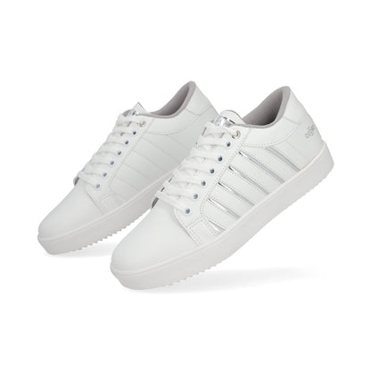 SNEAKER SPORT DAMA 620101 BLANCO/PLATA CAPA DE OZONO
