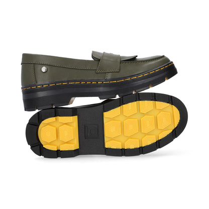 MOCASIN CASUAL DAMA 621205 OLIVO CAPA DE OZONO