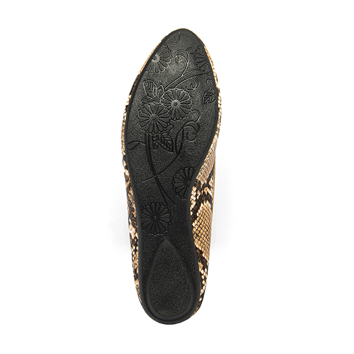 BALERINA CASUAL DAMA 621502 VÍBORA BEIGE CAPA DE OZONO
