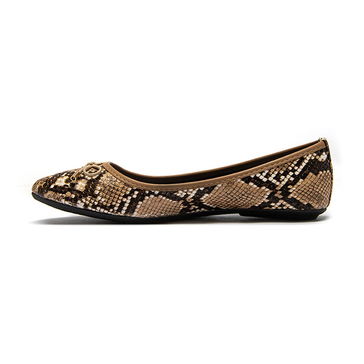 BALERINA CASUAL DAMA 621502 VÍBORA BEIGE CAPA DE OZONO