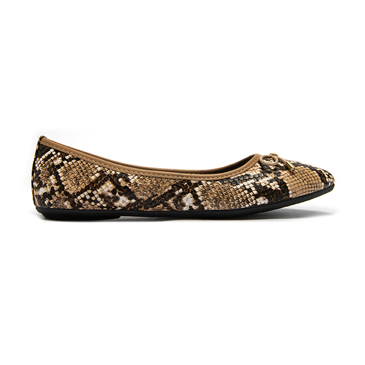 BALERINA CASUAL DAMA 621502 VÍBORA BEIGE CAPA DE OZONO